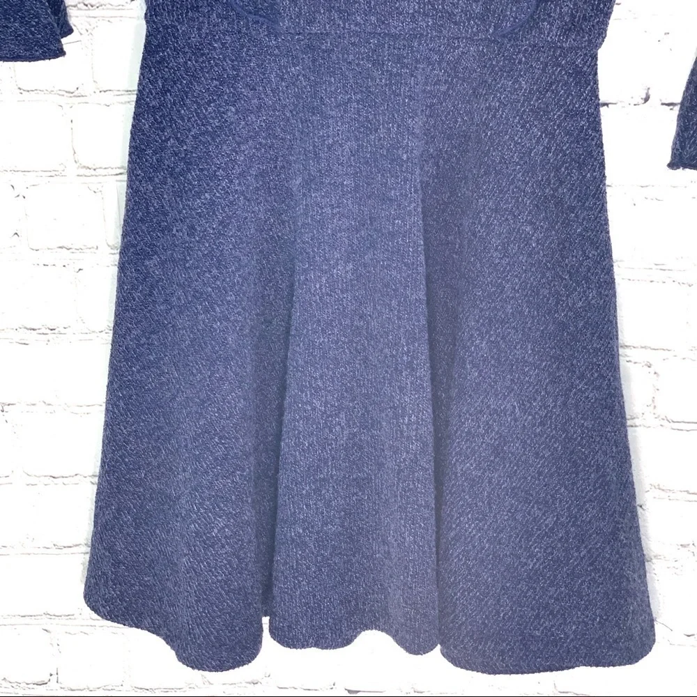 new-zunie 3/4 Length BellSleeve Sweater Knit Dress - Picture 4 of 16